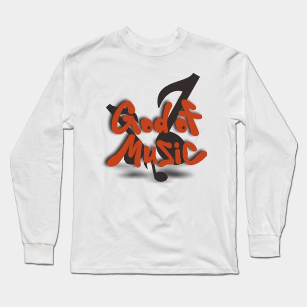 godofmusik Long Sleeve T-Shirt by ndhfa